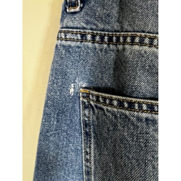 H&M Denim Wide Leg Jeans Blue 6 Unicorn Sequin Western Festival Concert Fairy - Picture 8 of 11